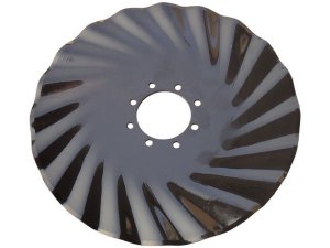 Wave disk blade